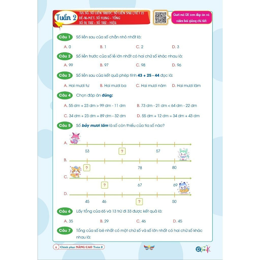 Chinh Phục Nâng Cao Toán Lớp 2 - Ôn Tập Nâng Cao 35 Tuần Học (Cánh Diều)