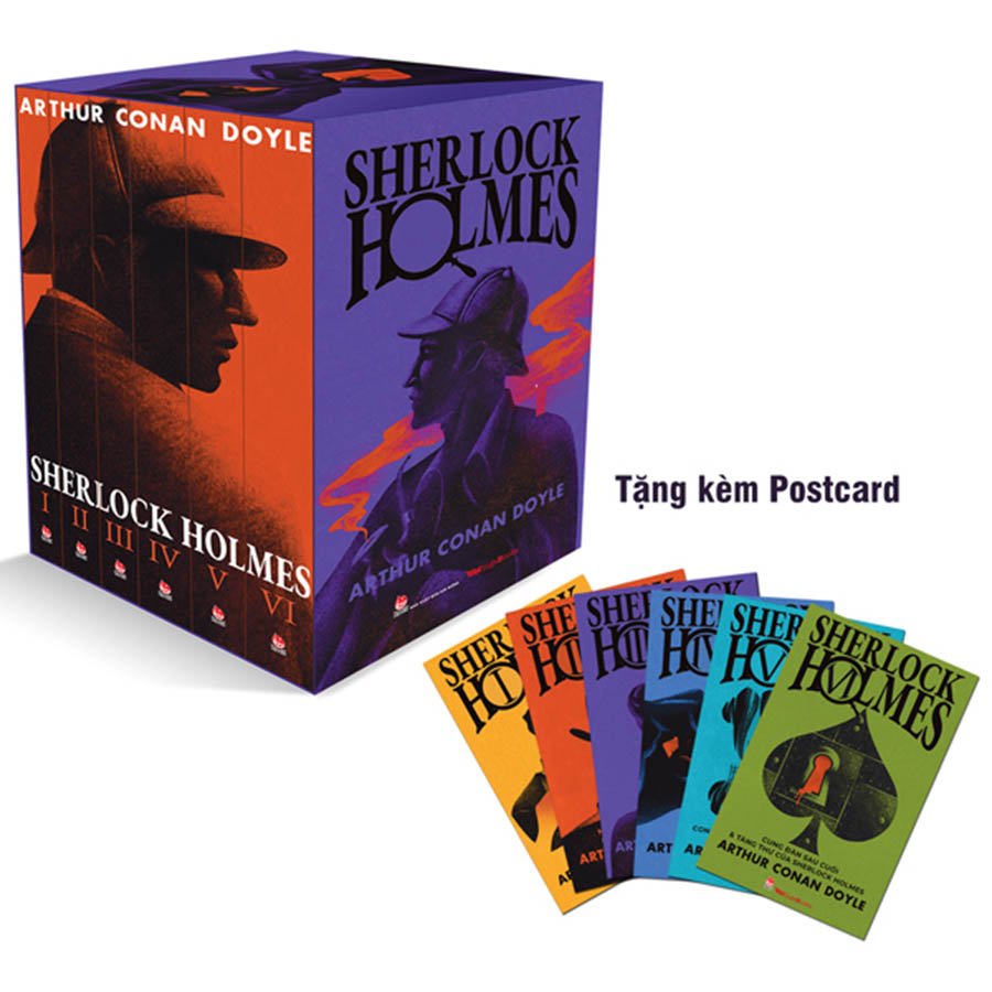 Combo 6 Tập Sherlock Holmes - Tặng Kèm 6 Postcard