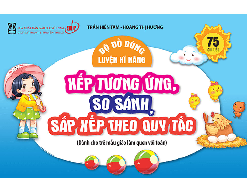 Bộ Đồ Dùng Luyện Kĩ Năng Xếp Tương Ứng, So Sánh, Sắp Xếp Theo Quy Tắc (Dành Cho Trẻ Mẫu Giáo Làm Quen Với Toán)