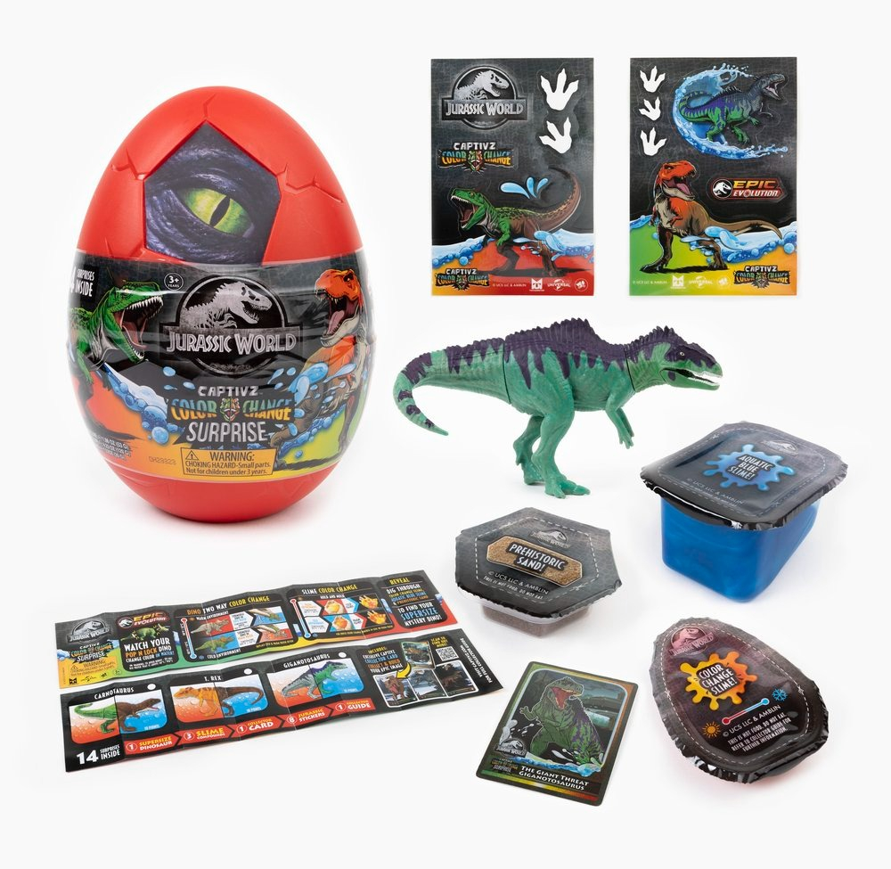 Đồ Chơi Trứng Khủng Long Jurassic World Đổi Màu - Toy Monster TM507