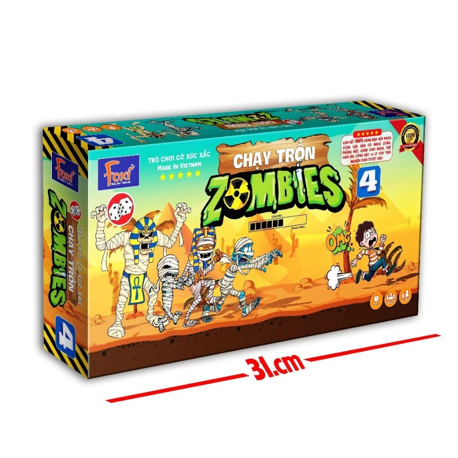 Đồ Chơi Foxi Chạy Trốn Zombies 4