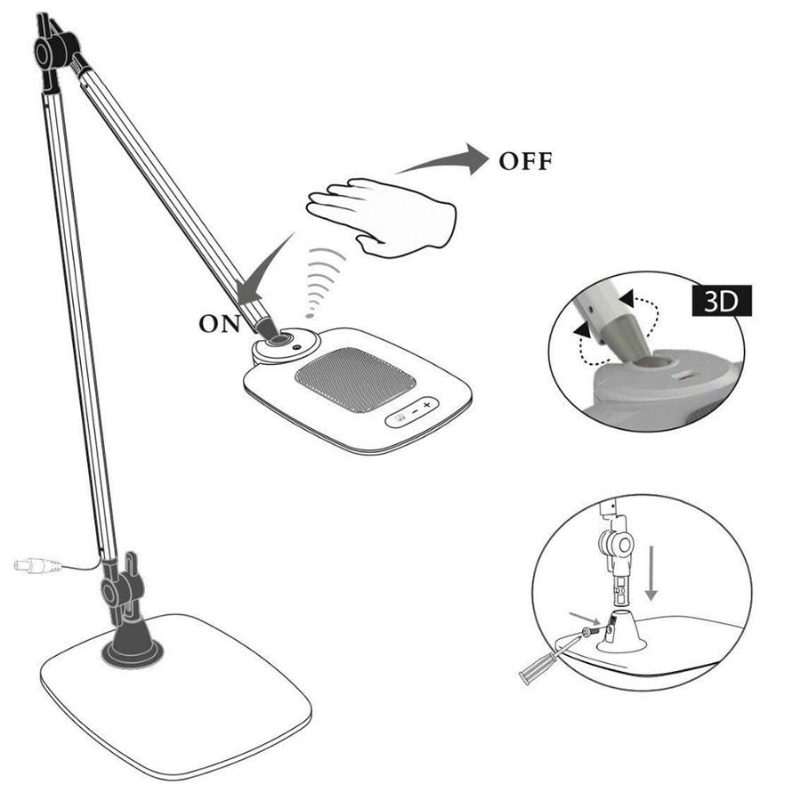 Đèn Bàn Led Protex PR041L