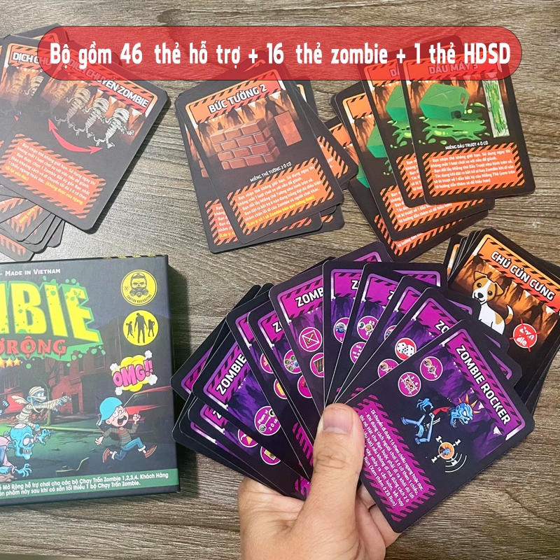 Đồ Chơi Foxi Thẻ Mở Rộng Zombie