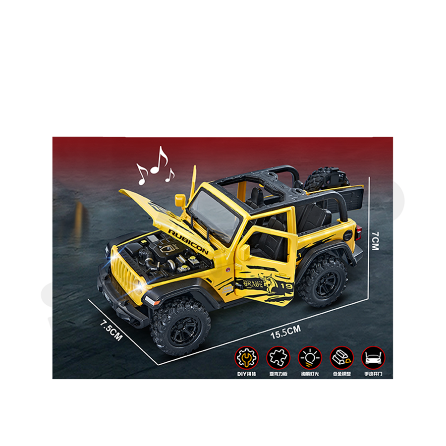 Đồ Chơi Xe Tỷ Lệ 1:32 JEEP Wrangler MY66-M5276X