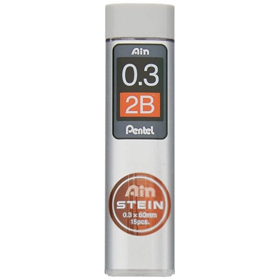 Ruột Chì Kim Pentel 2B AINSTEIN 0.3mm C273-2B