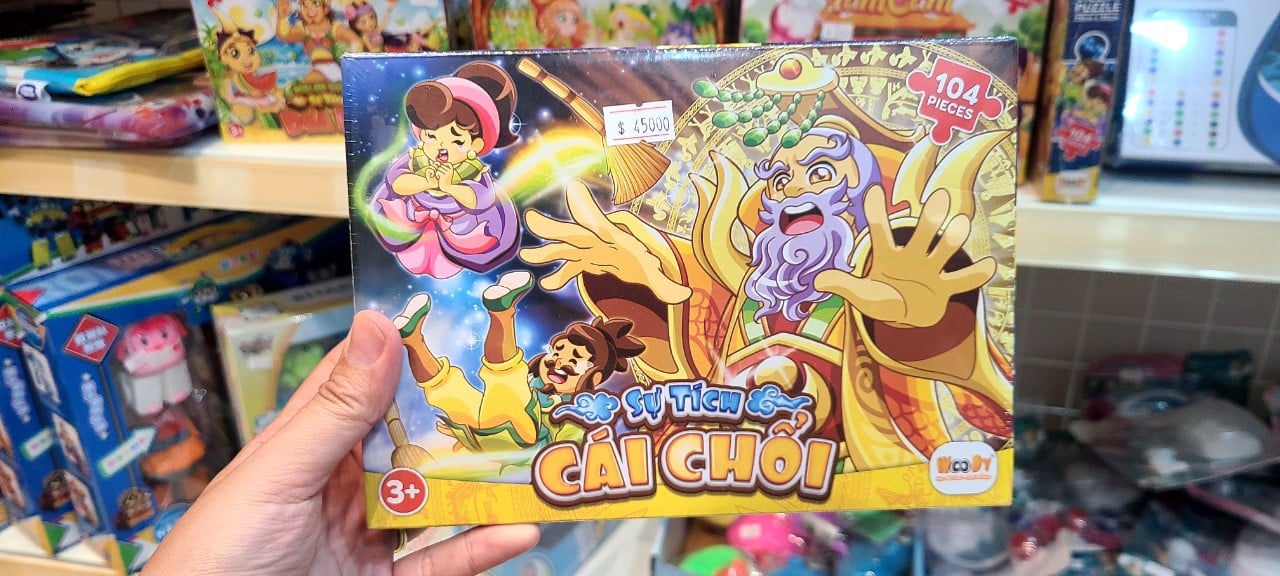 Đồ Chơi Xếp Hình Jigsaw Puzzle 104 - Sự Tích Cái Chổi