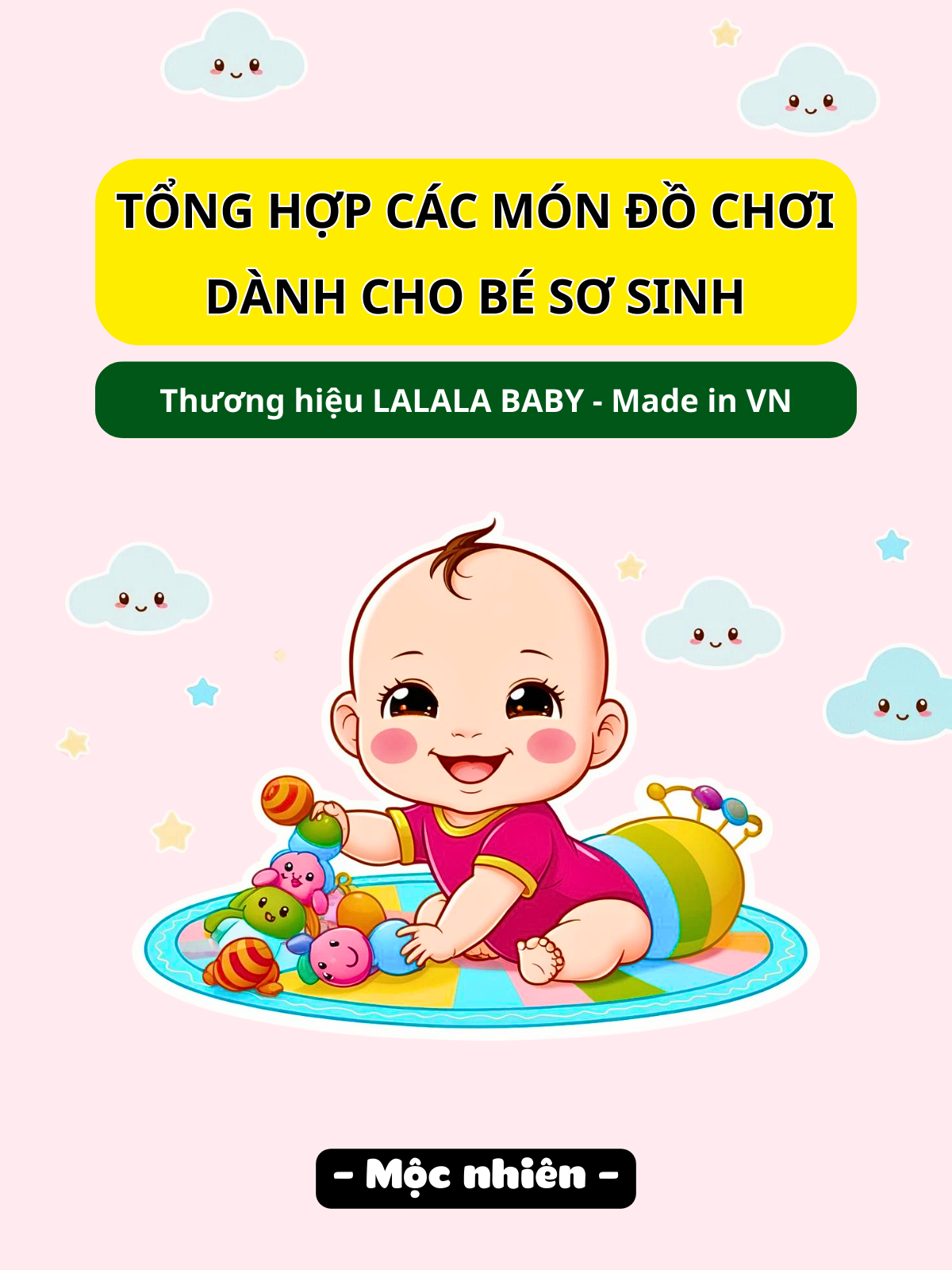 Tổng hợp các món đồ chơi dành cho bé sơ sinh - Thương hiệu Lalala baby