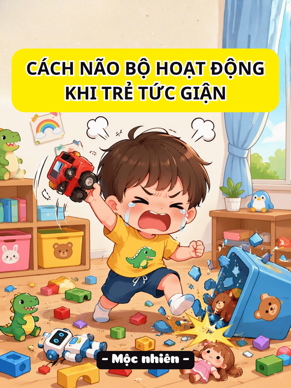 Cách não bộ hoạt động khi trẻ tức giận