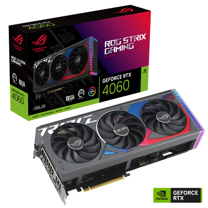 Card màn hình ASUS ROG Strix GeForce RTX 4060 OC Edition 8GB GDDR6