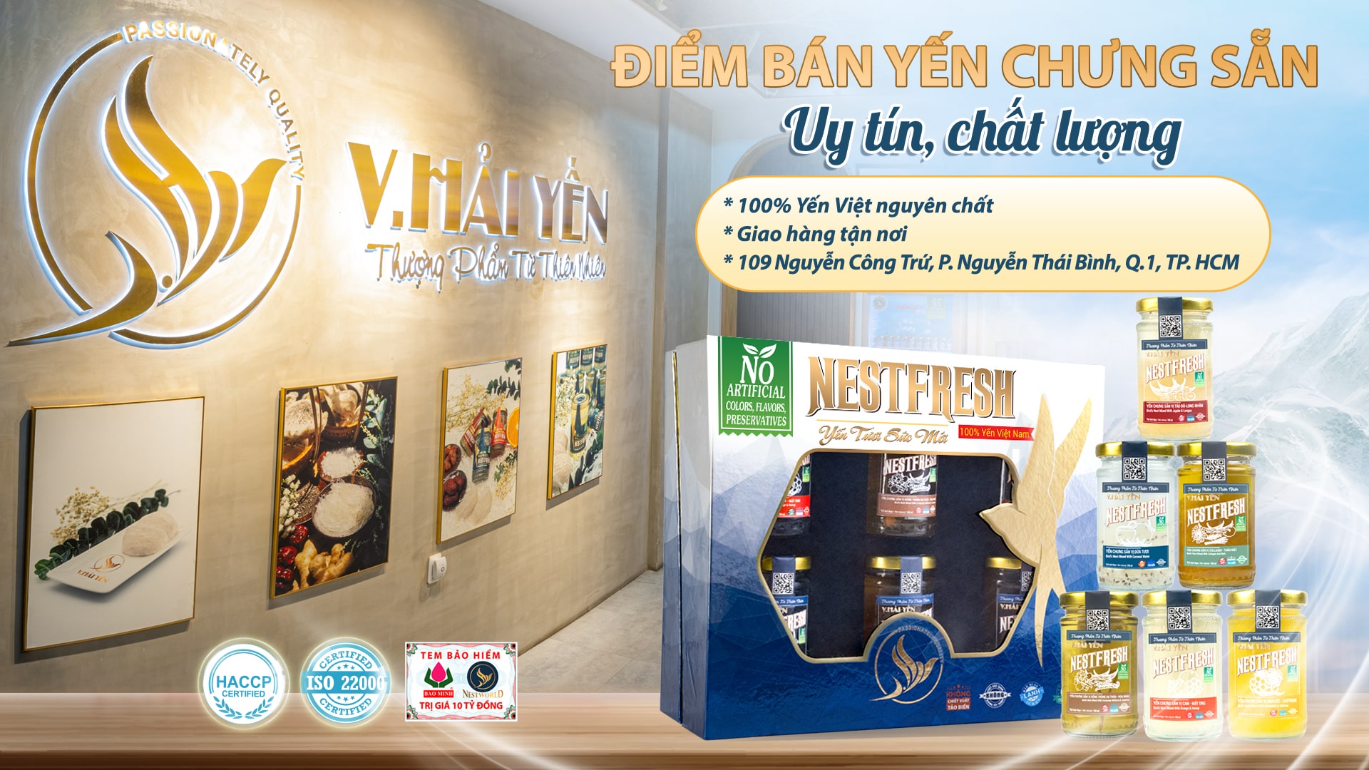 ĐỊA CHỈ BÁN YẾN CHƯNG SẴN TP.HCM UY TÍN, CHẤT LƯỢNG, SHIP HOẢ TỐC