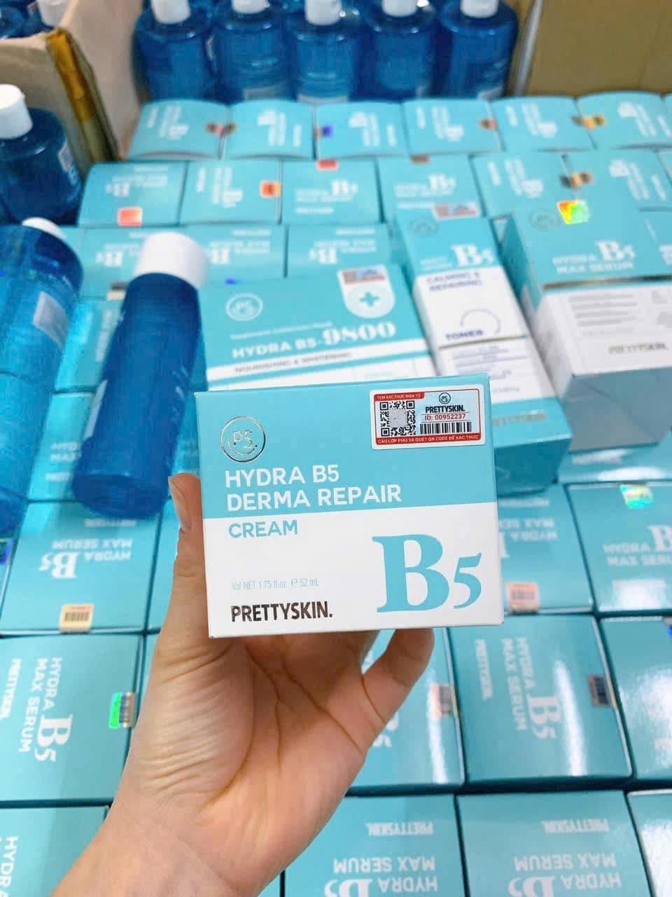 Kem Dưỡng Prettyskin Hydra B5 Derma Repair Cream Dưỡng Trắng, Phục Hồi Da 52ml