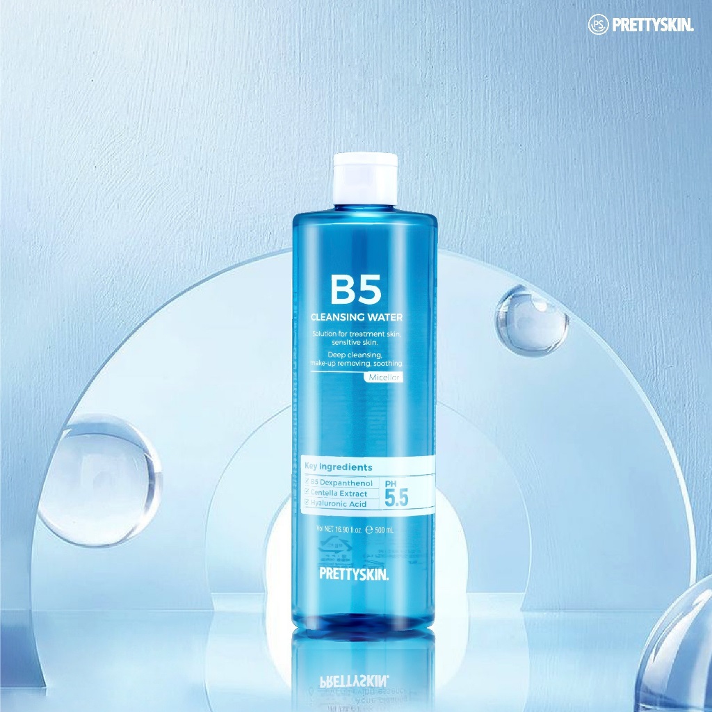 Nước Tẩy Trang Prettyskin B5 Cleansing Water - Phục Hồi, Dịu Nhẹ Da, Dành Cho Da Nhạy Cảm (500ml)