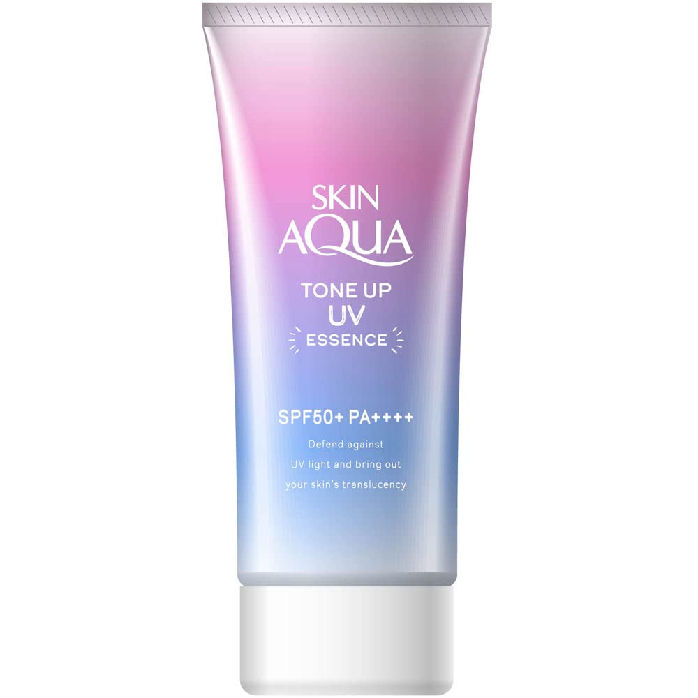 KEM CHỐNG NẮNG HIỆU CHỈNH SẮC DA Skin Aqua Tone Up UV Essence - Lavender SPF50+/PA++++ 50g (NỘI ĐỊA NHẬT)