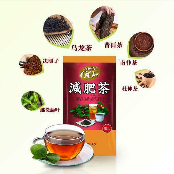 Trà Hỗ Trợ Giảm Mỡ Bụng Nhật Bản Genpi Orihiro - 60 Gói