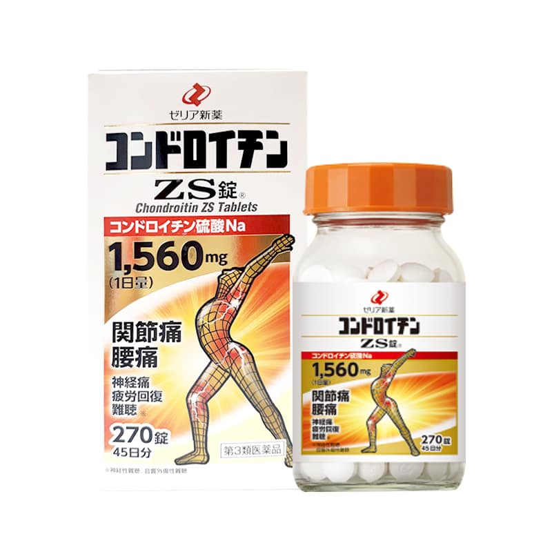 Viên Uống Hỗ Trợ Bổ Xương Khớp Đến Từ Nhật Bản Zs Chondroitin 1560mg - 270 Viên ( Nội Địa Nhật)