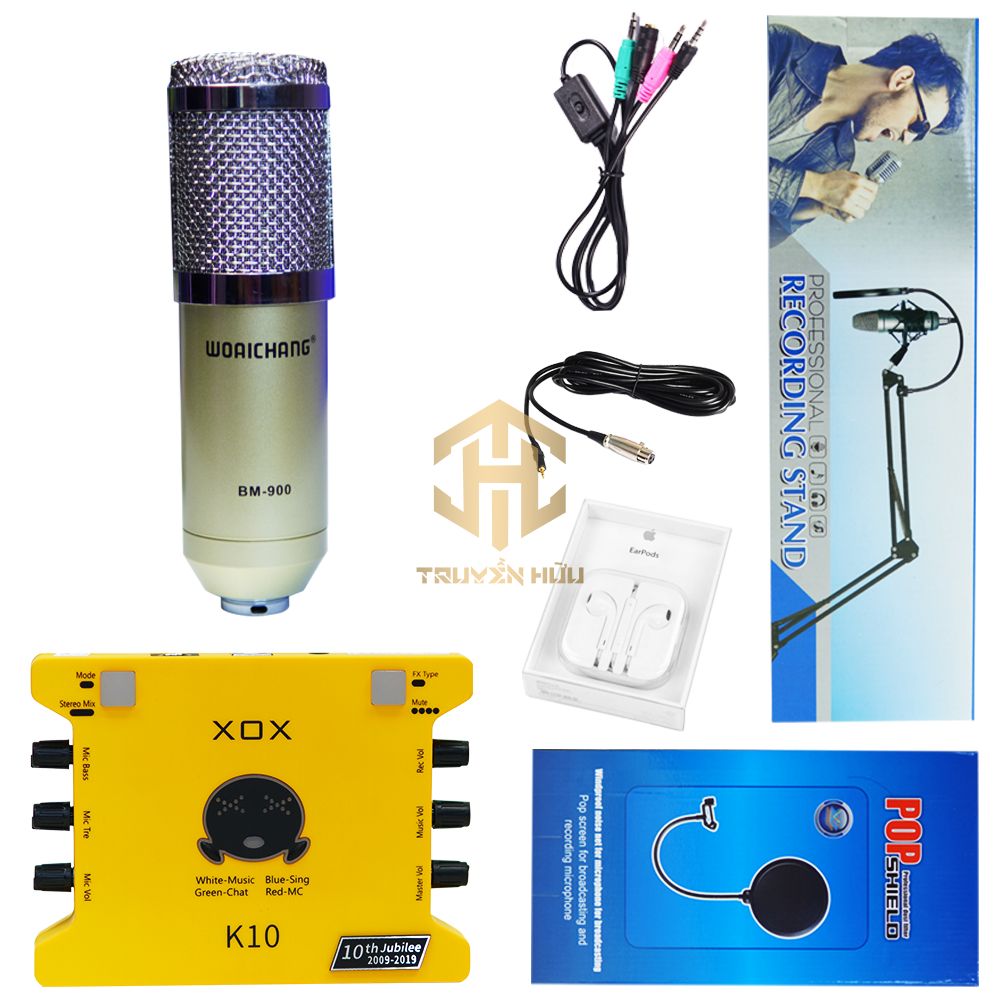 ICON Upod 1 IF + WOAICHOANG BM-900マイク ICON Upod 1 IF + WOAICHOANG BM-900マイク（Micro Thu Âm BM