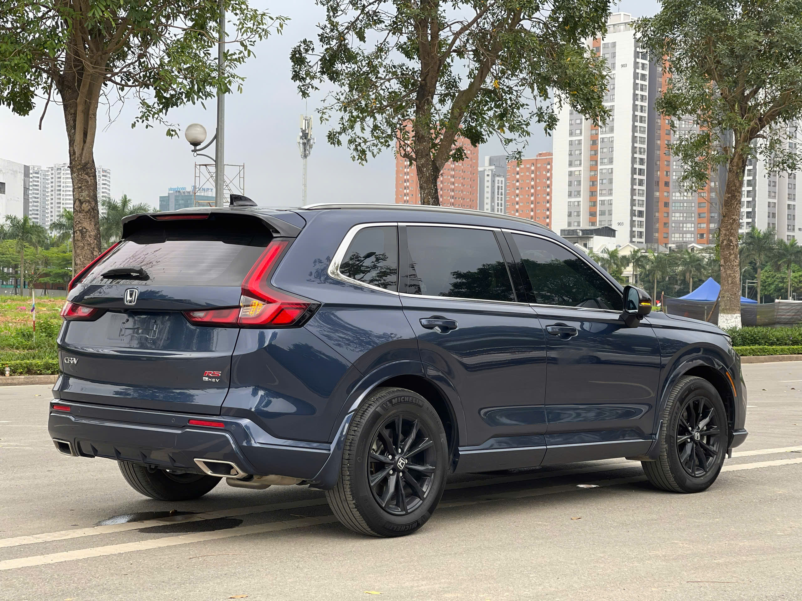 Honda CRV e:HEV RS 2024 xanh