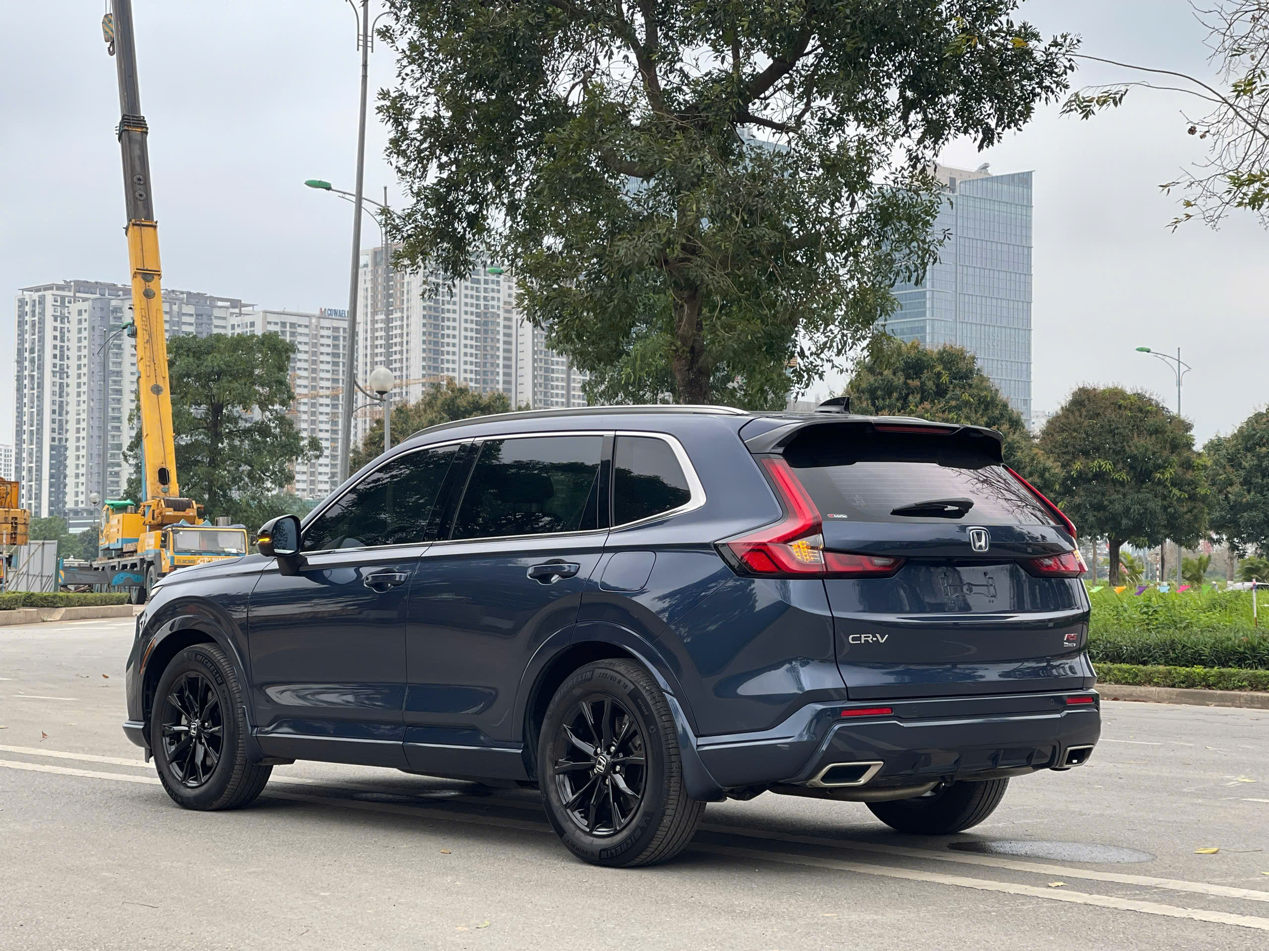 Honda CRV e:HEV RS 2024 xanh