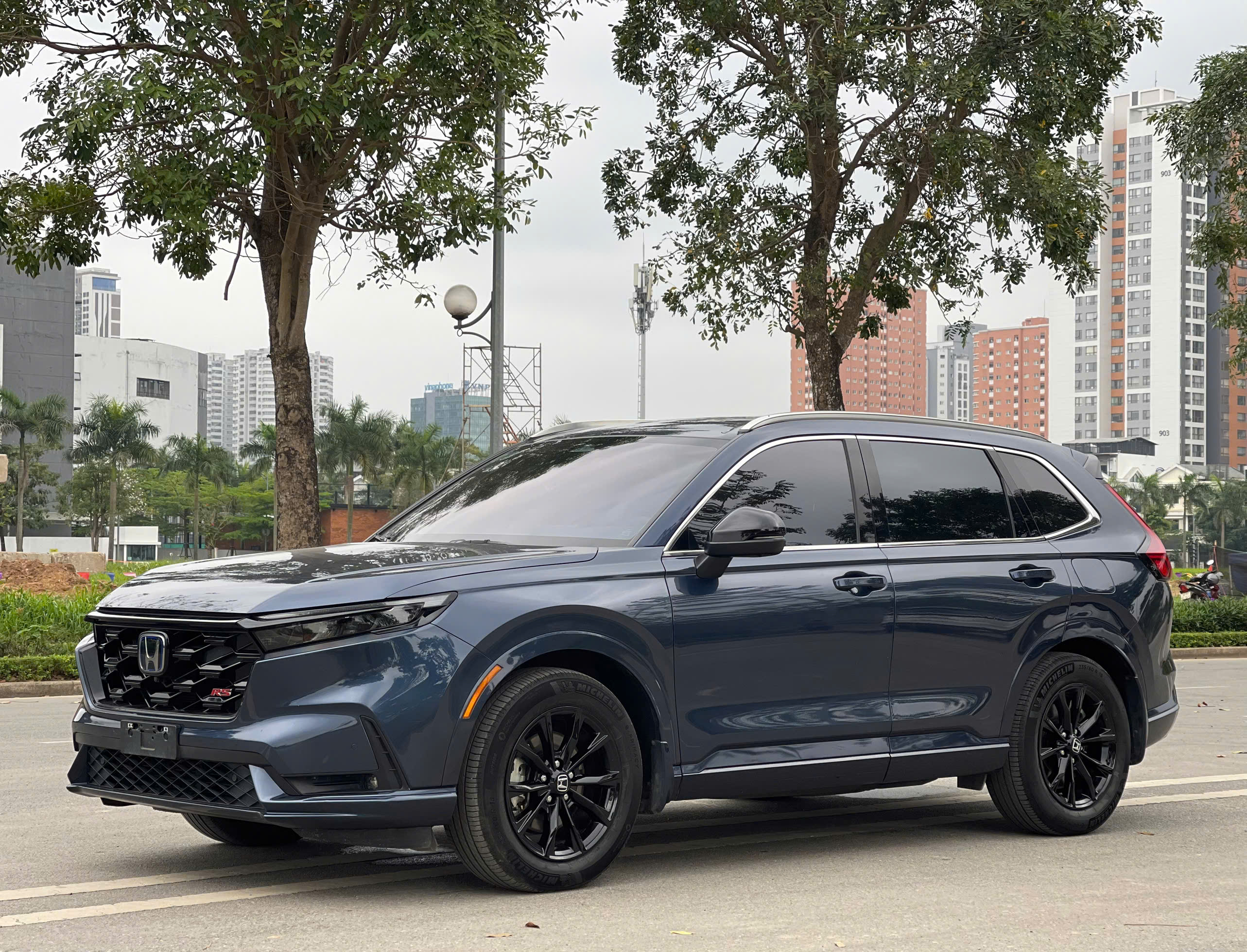 Honda CRV e:HEV RS 2024 xanh