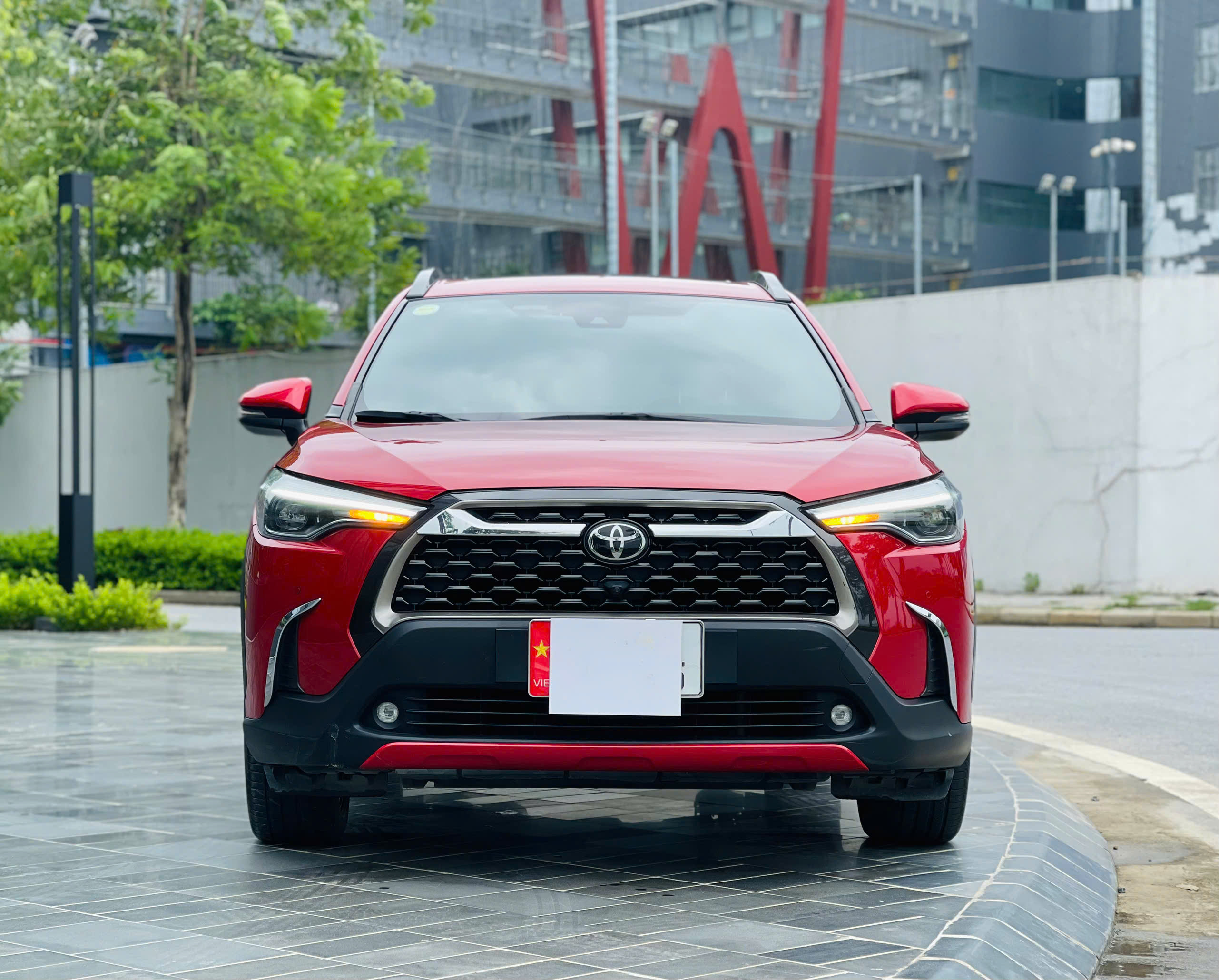 Toyota Corolla Cross 1.8V 2021 màu đỏ