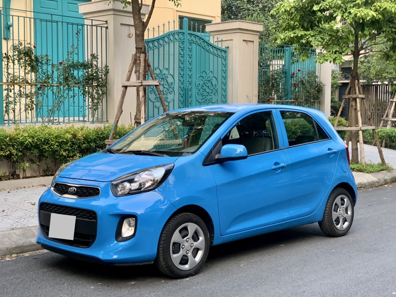 Kia Morning MT 2021 màu xanh (Đã bán)