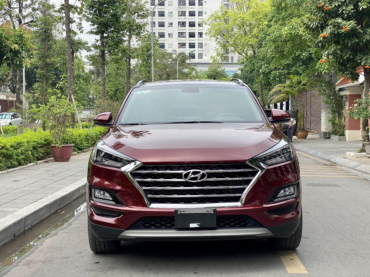 Hyundai Tucson 1.6 Turbo 2021 màu đỏ (đã bán)