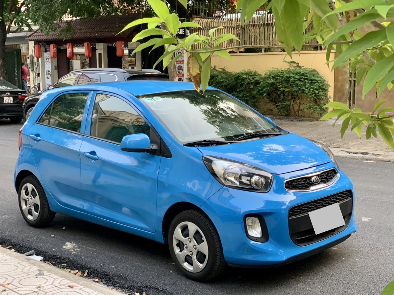 Kia Morning MT 2021 màu xanh (Đã bán)