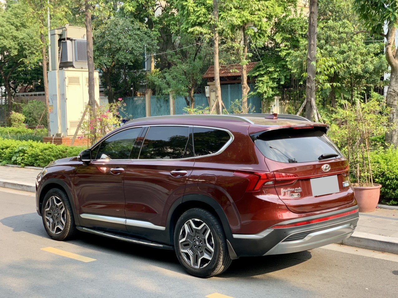 Hyundai Santafe 2.2D Premium màu đỏ 2021 (Đã bán)