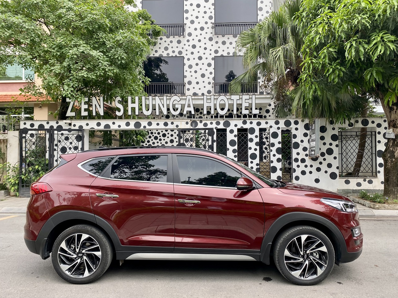Hyundai Tucson 1.6 Turbo 2021 màu đỏ (đã bán)