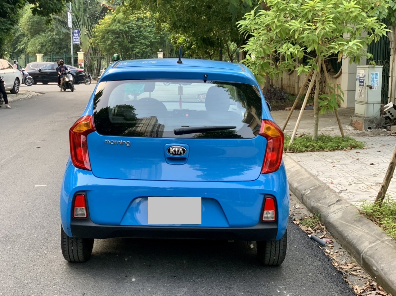 Kia Morning MT 2021 màu xanh (Đã bán)