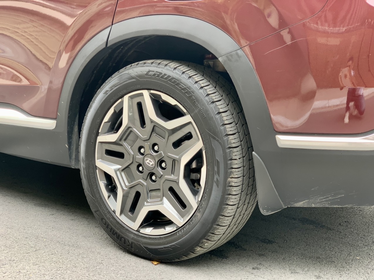 Hyundai Santafe full xăng cao cấp 2.5L 2022 màu đỏ (Đã bán)