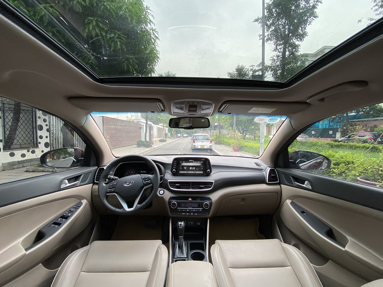 Hyundai Tucson 1.6 Turbo 2021 màu đỏ (đã bán)