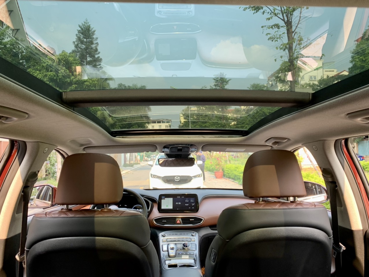 Hyundai Santafe 2.2D Premium màu đỏ 2021 (Đã bán)