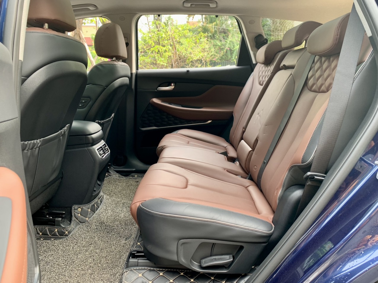 Hyundai Santafe full xăng cao cấp 2.5L 2021 màu xanh (Đã bán)