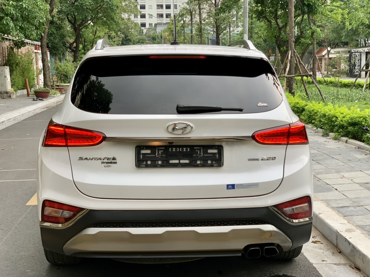Hyundai Santafe Pre bản dầu cao cấp 2.2 HTRAC 2019 màu trắng (đã bán)