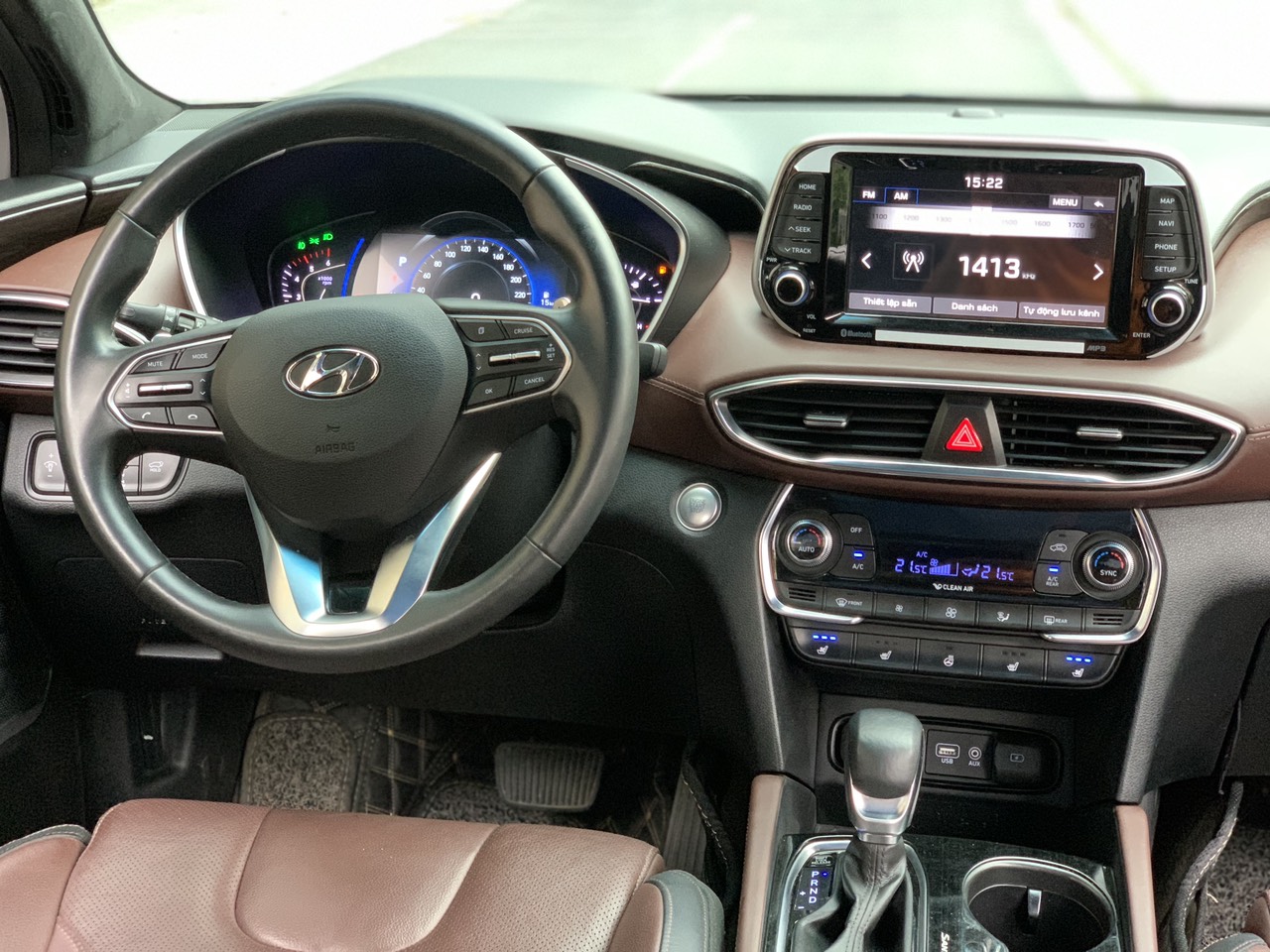 Hyundai Santafe Pre bản dầu cao cấp 2.2 HTRAC 2019 màu trắng (đã bán)