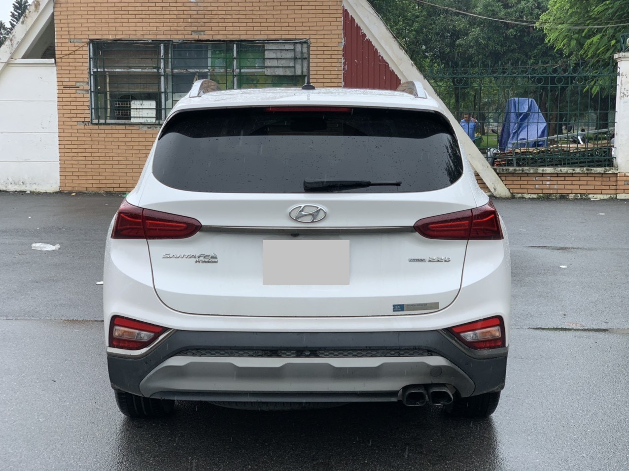 Hyundai Santafe 2.2D Premium 2020 màu trắng (Đã bán)