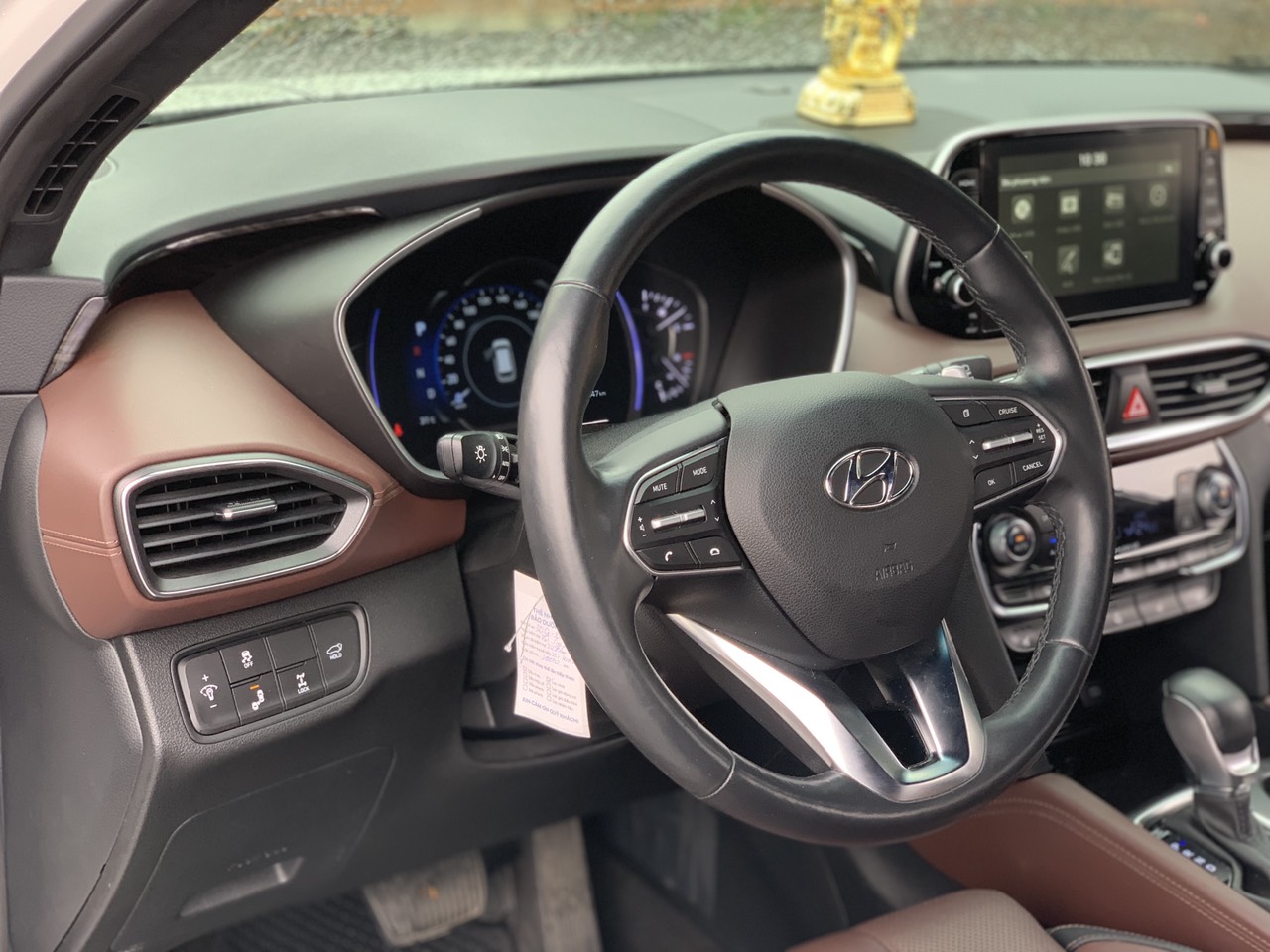 Hyundai Santafe 2.2D Premium 2020 màu trắng (Đã bán)