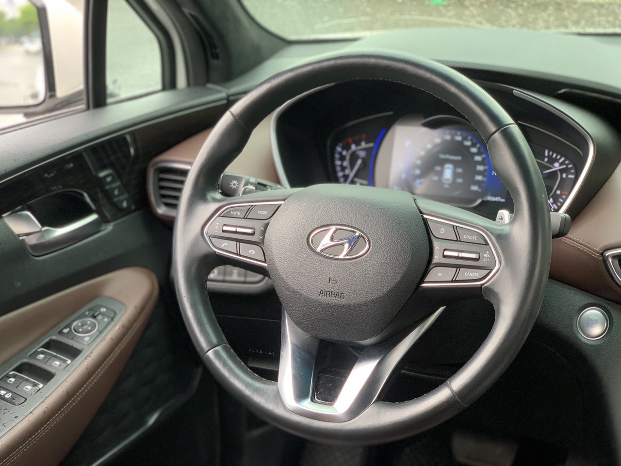 Hyundai Santafe 2.2D Premium 2020 màu trắng (Đã bán)