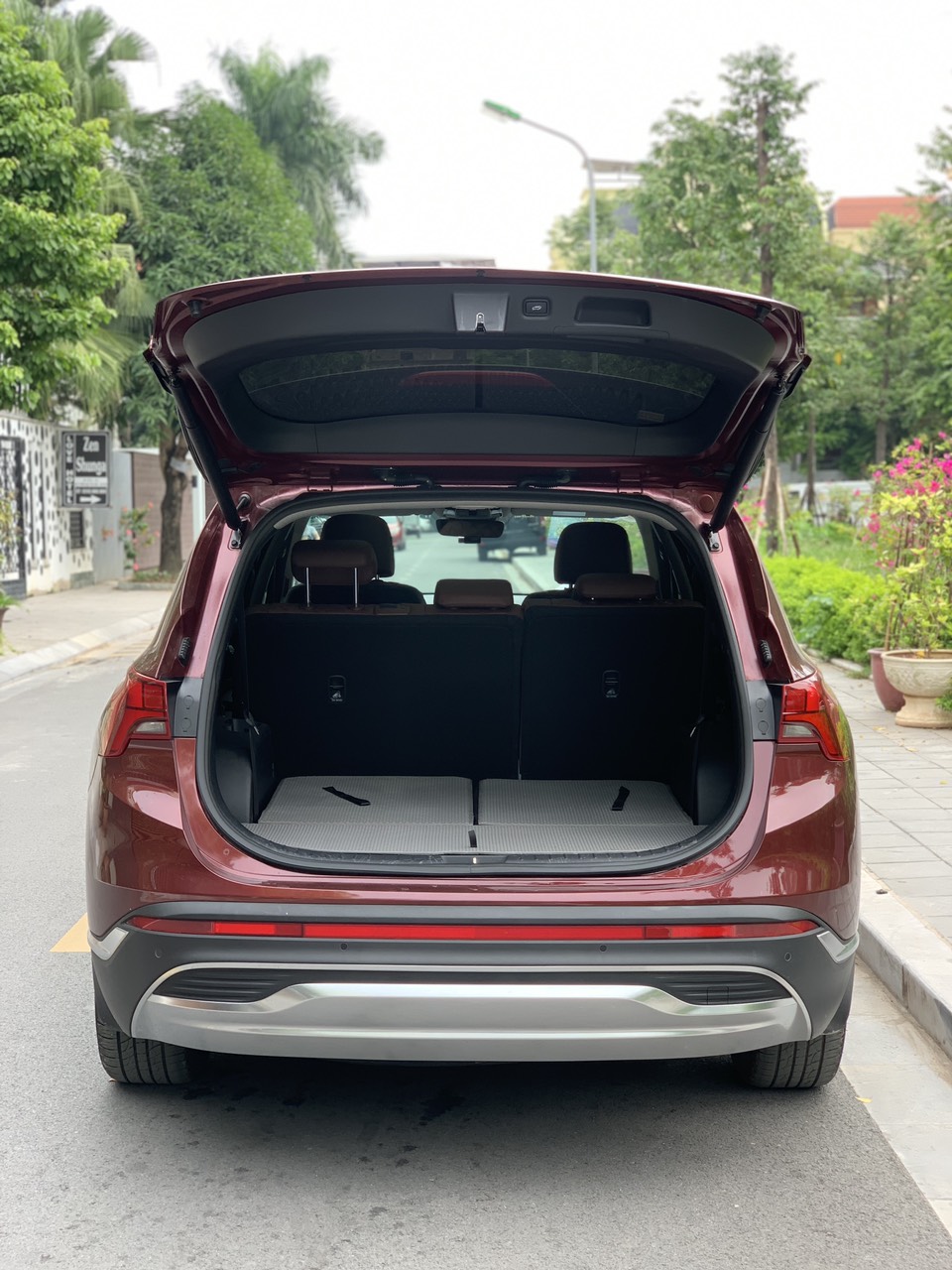 Hyundai Santafe full xăng cao cấp 2.5L 2022 màu đỏ (Đã bán)