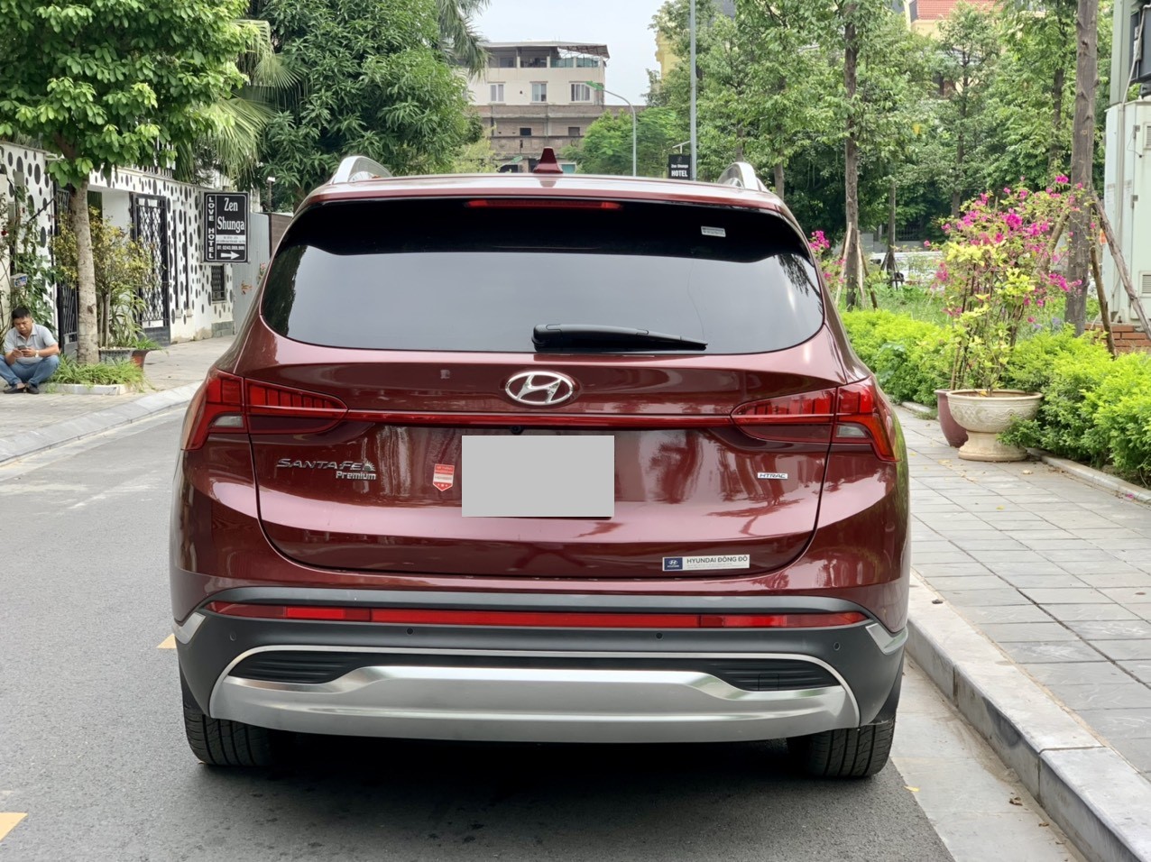 Hyundai Santafe full xăng cao cấp 2.5L 2022 màu đỏ (Đã bán)