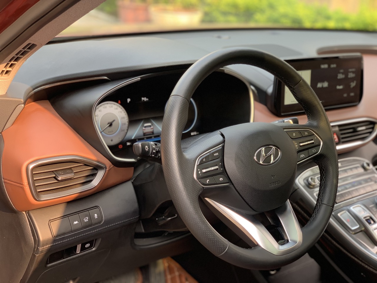 Hyundai Santafe 2.2D Premium màu đỏ 2021 (Đã bán)