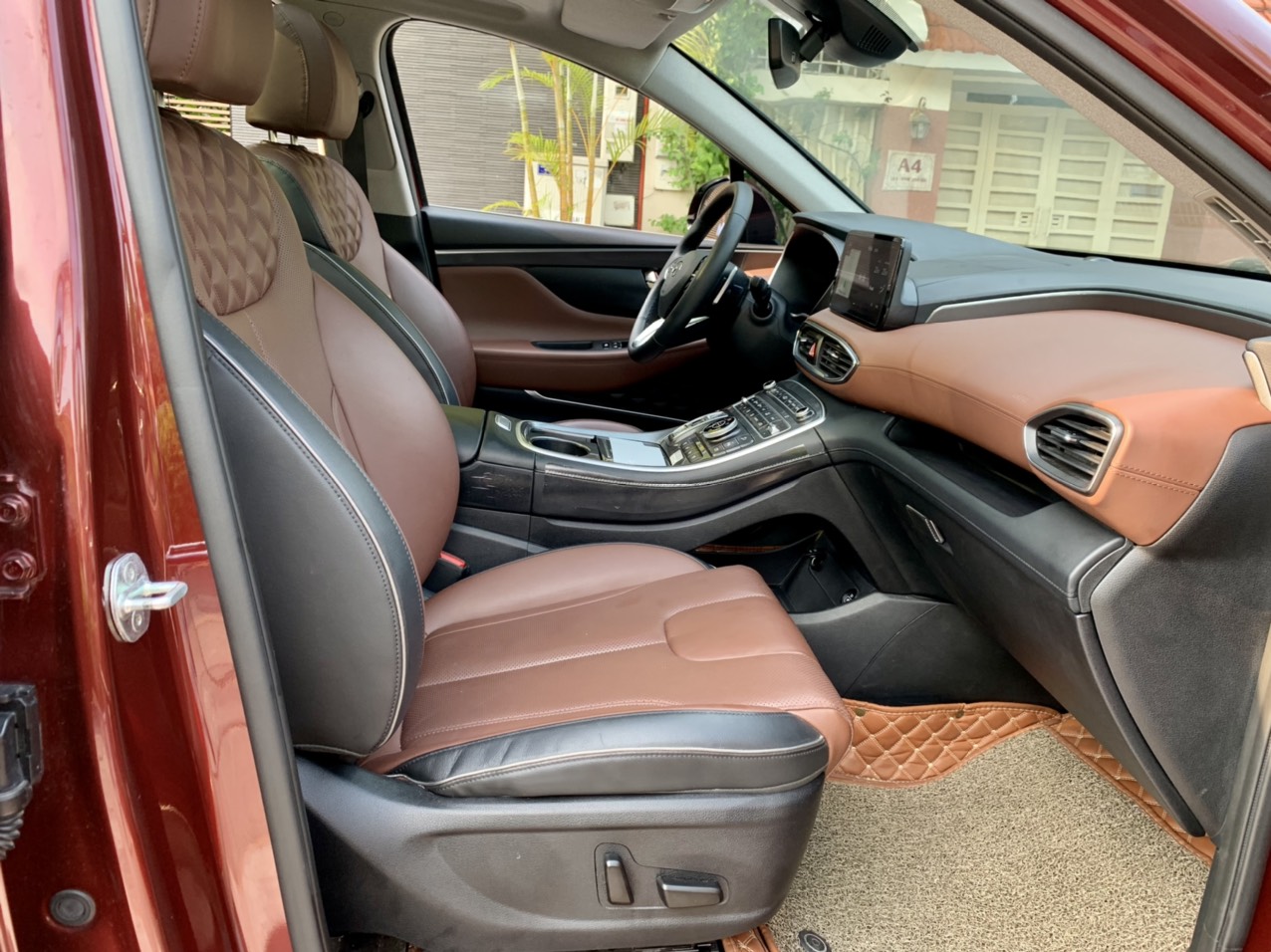 Hyundai Santafe 2.2D Premium màu đỏ 2021 (Đã bán)