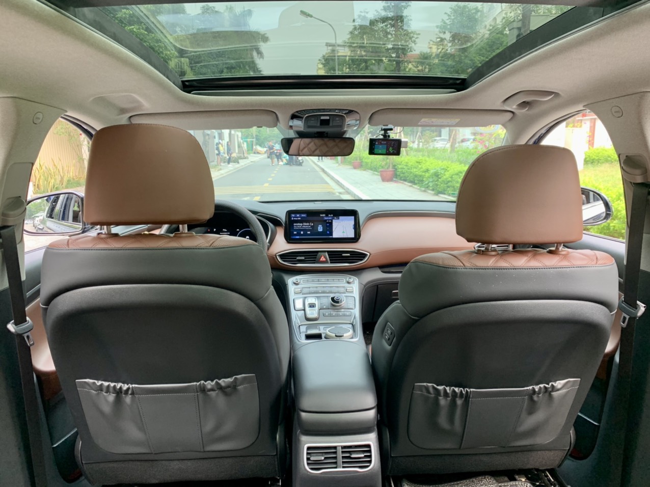 Hyundai Santafe full xăng cao cấp 2.5L 2021 màu xanh (Đã bán)