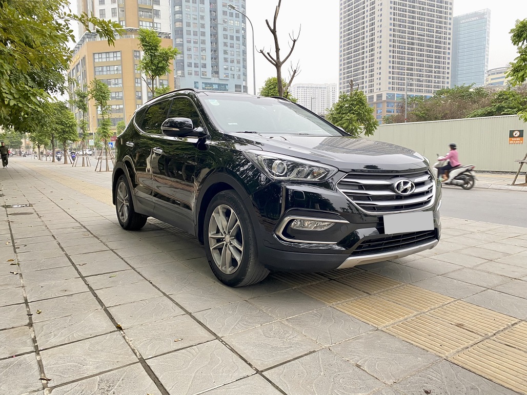 Hyundai Santafe 2016 2.2L hai cầu màu đen (Đã bán)
