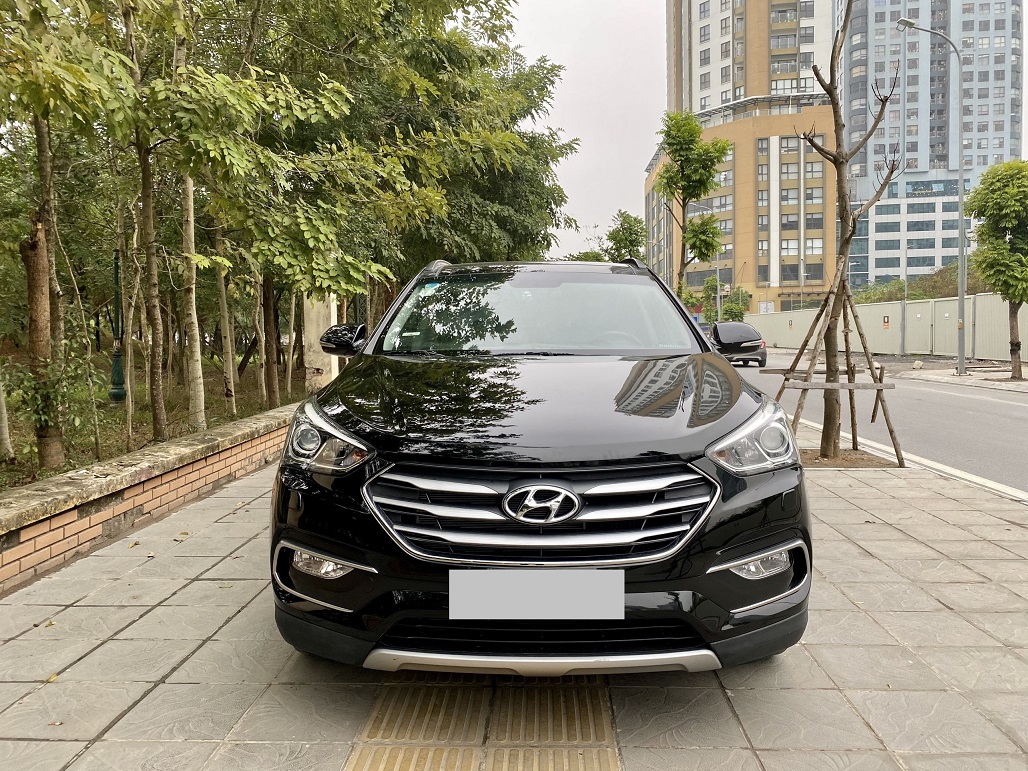 Hyundai Santafe 2016 2.2L hai cầu màu đen (Đã bán)