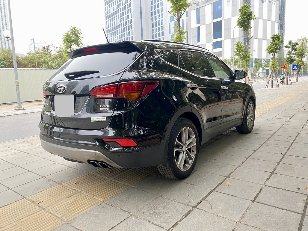 Hyundai Santafe 2016 2.2L hai cầu màu đen (Đã bán)