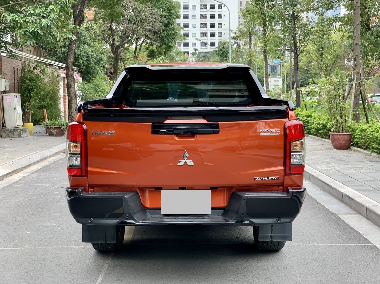 Mitsubishi Triton Athlete 4x4 AT Mivec 2021 màu cam (Đã bán)