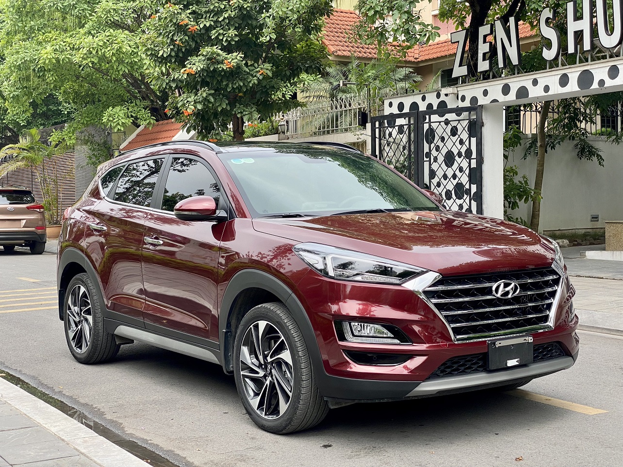 Hyundai Tucson 1.6 Turbo 2021 màu đỏ (đã bán)
