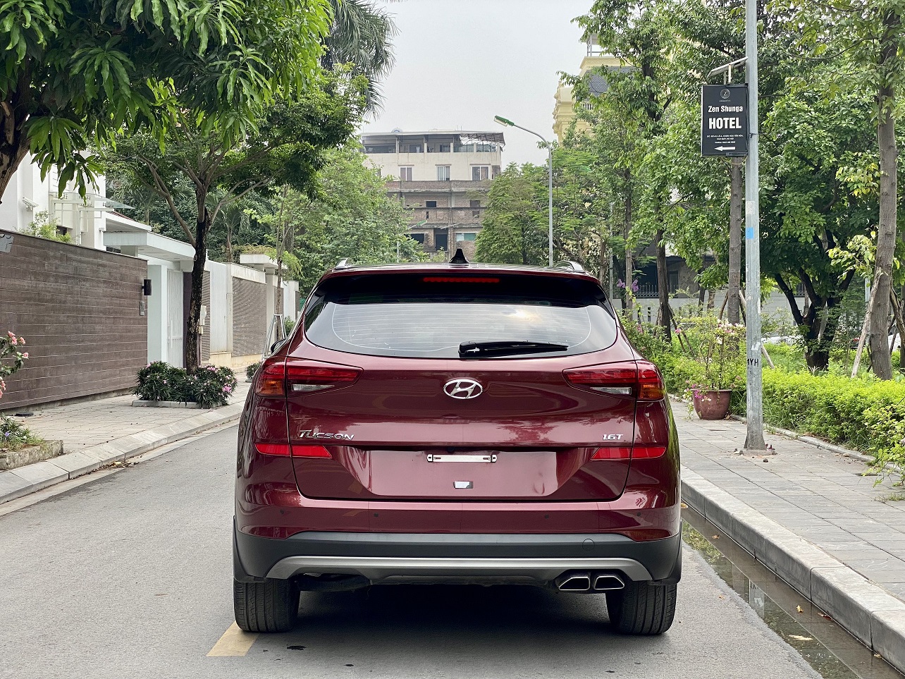Hyundai Tucson 1.6 Turbo 2021 màu đỏ (đã bán)